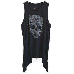 Disney‎ Parks Pirates of the Caribbean Dead Men Tell No Tales Skull Tank Top XL